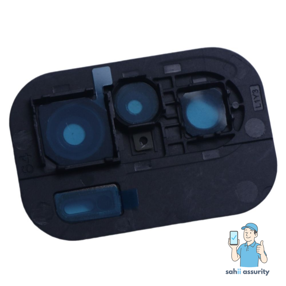 Camera Lens Glass with Frame for Xiaomi Mi 11X Black thumbnail